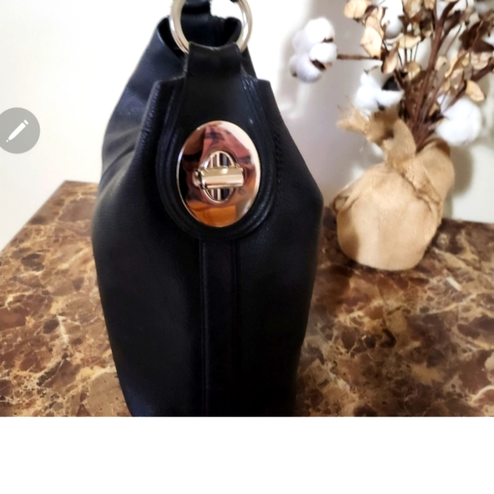 Leather Coach Euc - image 4